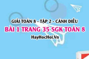 Bài 1 trang 35 Toán 8 Tập 2 Chân trời sáng tạo: Phương Trình Biểu Diễn Cân Bằng